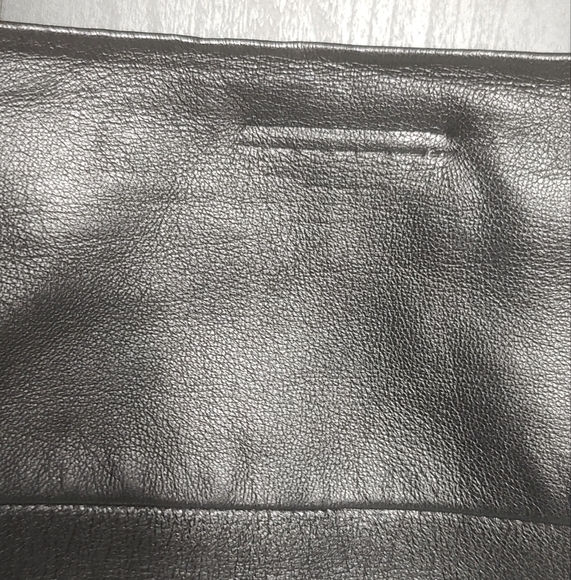 Cache 100% Lambskin Leather Skirt Black 10 Pencil Buttery Soft Luscious - Picture 6 of 8